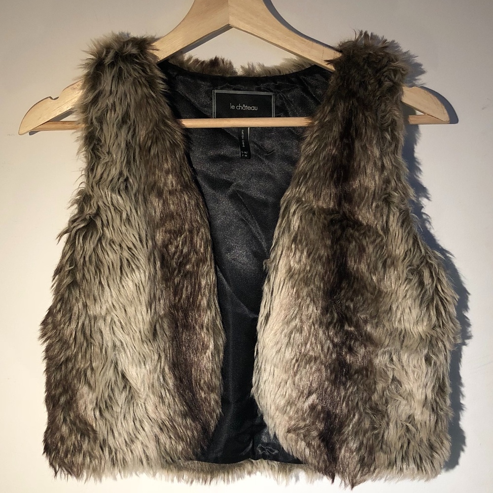 Le Chateau Faux Fur Vest